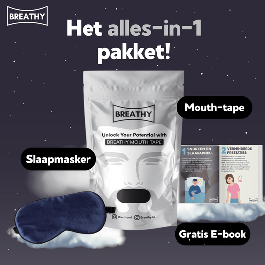 Breathy Mondtape Pakket - 90 stuks - Breathy